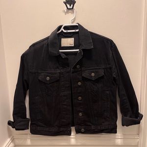Black Aritzia Wilfred Free denim jean jacket